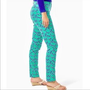 Lilly Pulitzer RARE Kelly Pant, Zebra Print, Size 00